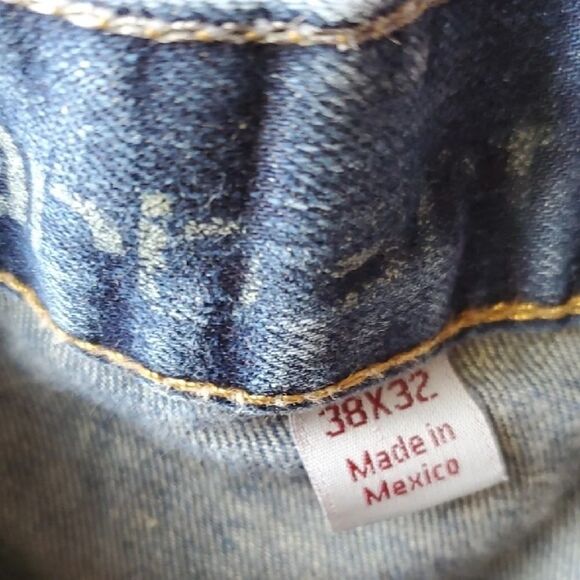 Carhartt Blue Straight Jeans with Classic Denim Style - Picture 3 of 12